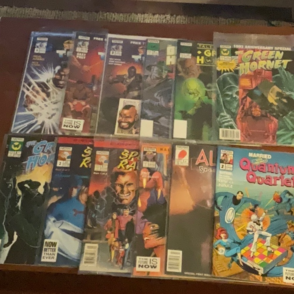Bundle of 12 NOW Comics Including Green Hornet, Mr T T Force, Speed Racer & More